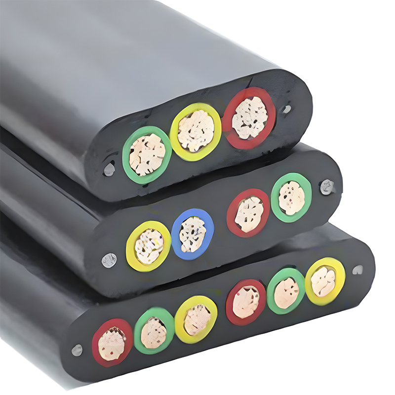 Meeraderige dynamische sleepkettingkabel